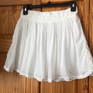 Abercrombie & Fitch white skirt
